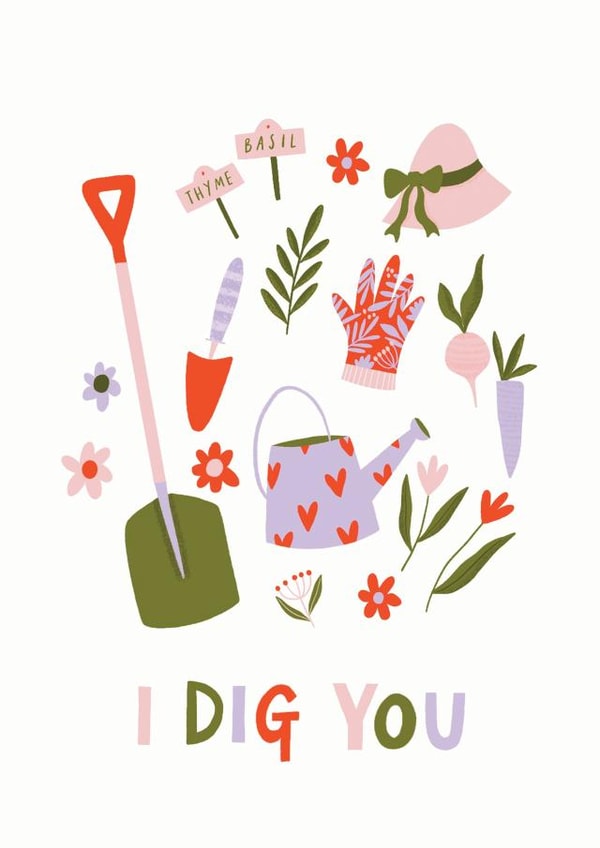 valentines love Valentines Day Card 21349 created by Jessica Smith Illustration 