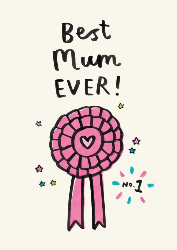 Mum No.1 Mothers Day Card 18311 created by Jenny Seddon