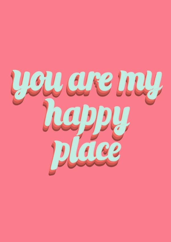 happy place happy Valentines Day Card 36628 created by Beth Williams