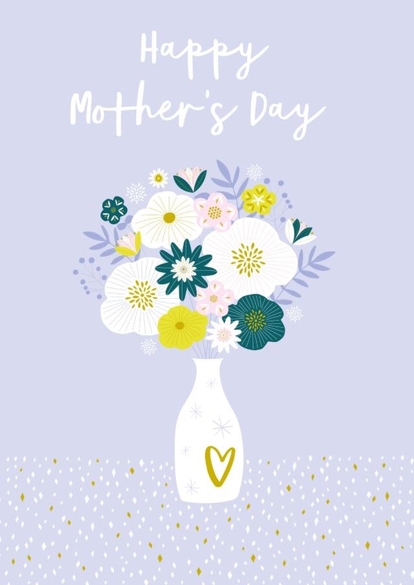 bouquet flowers Mothers Day Card 24290 created by Jessica Hogarth