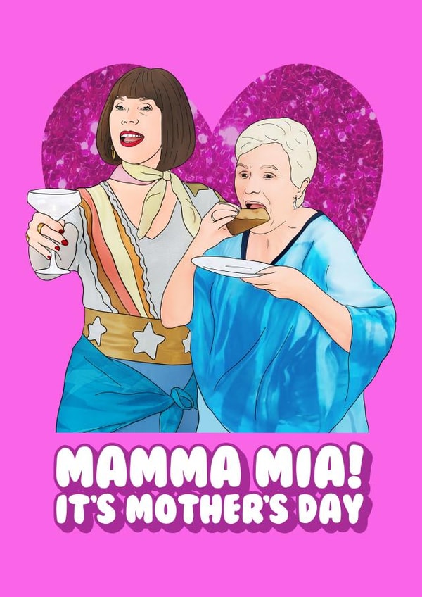 mamma mia rosie Mothers Day Card 10131 created by Hey Huns It's Nicole