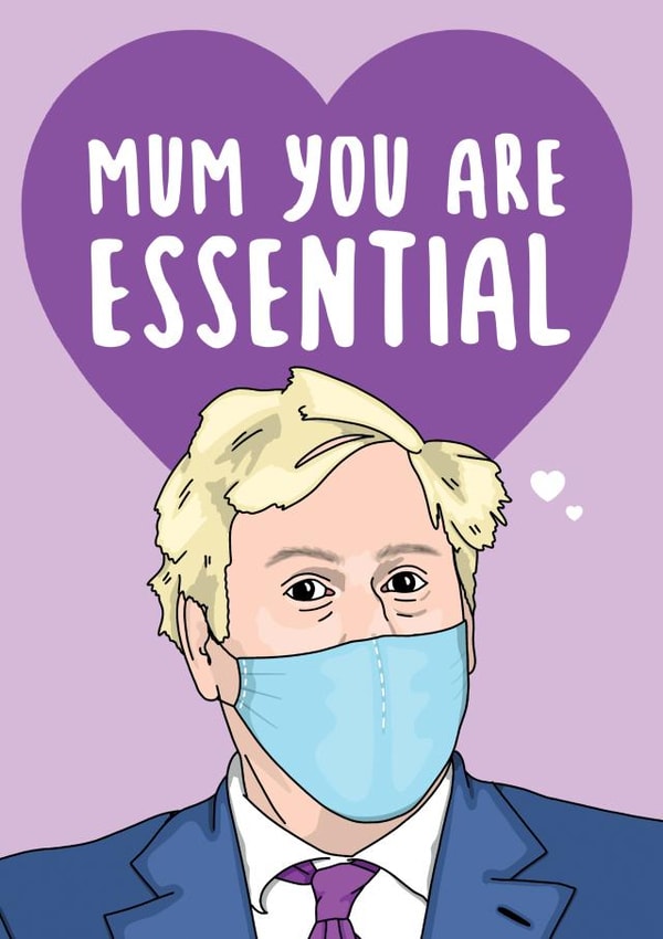 essential mum Mothers Day Card 40677 created by Bubble&Cheek