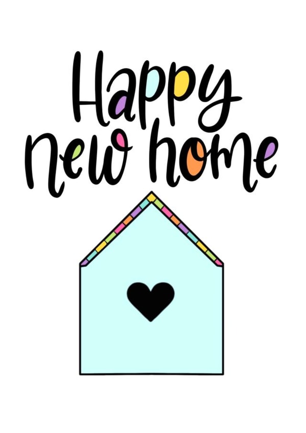 Cute House Of Love New Home Card - Happy New Home created by Mia Loves Letters