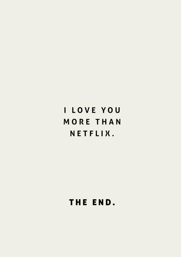 love netflix Valentines Day Card 38734 created by Inkwells Creations