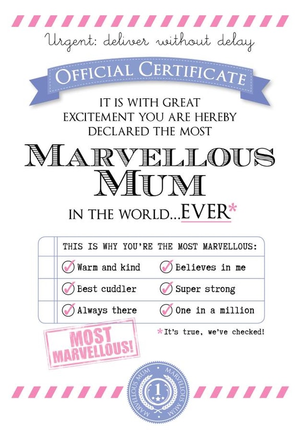 Urgent deliver Mothers Day Card 28231 created by Eskimo Kiss Designs