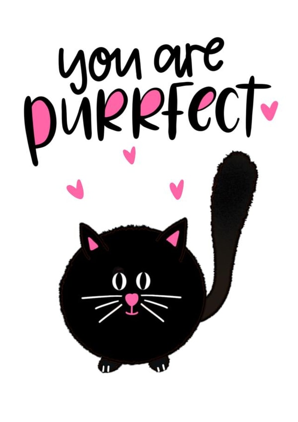 perfect purr Valentines Day Card 34336 created by Mia Loves Letters