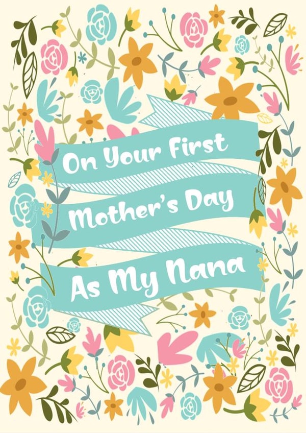 Cute Mothers Day - Nanna - On Your First Mother's Day As My Nanna created by PMPrinted