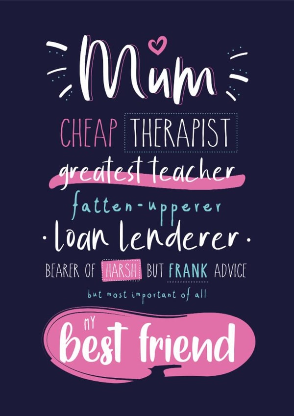 mum for mum Mothers Day Card 19790 created by Blue Belle Creations