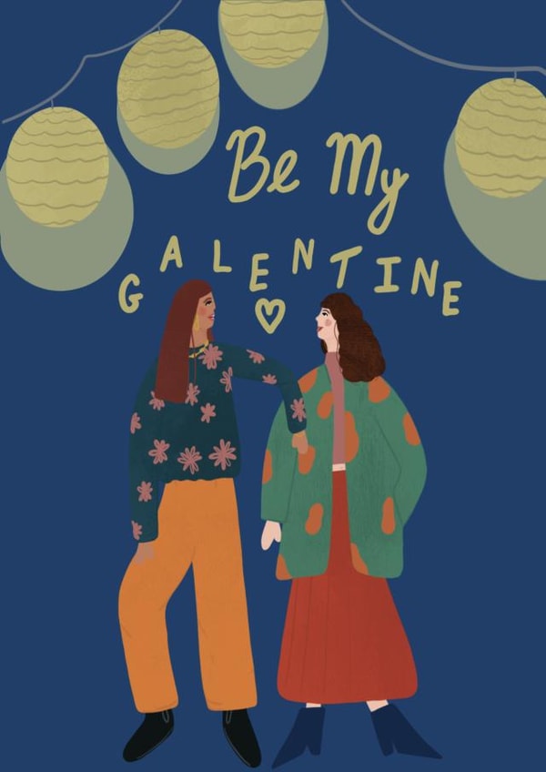 Her Female  Valentines Day Card 42414 created by Isabel Canvas