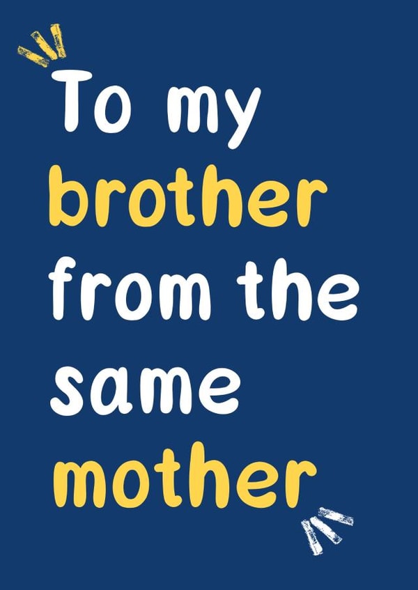 Brother from the same Mother created by Katherine Lynas