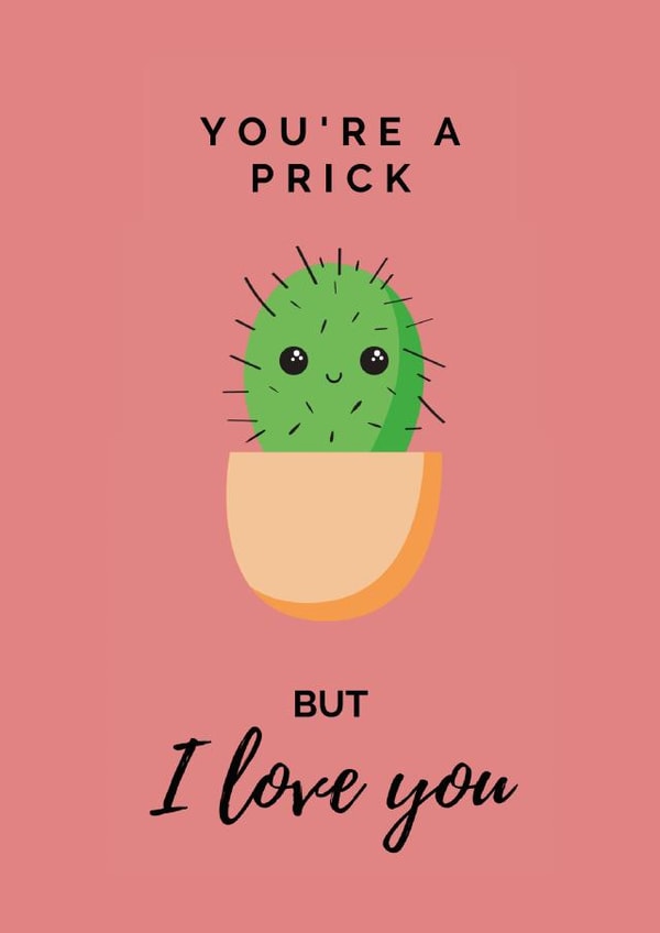 You're a prickly cactus card created by thekhedit