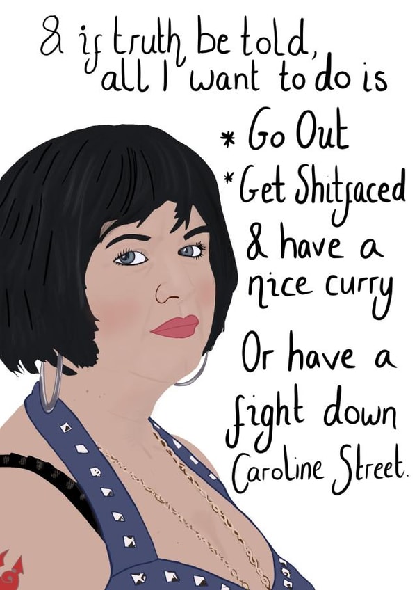 nessa gavin and stacey Birthday Card 21463 created by Nicole Newbold