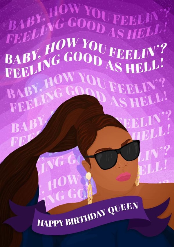 Lizzo Music Valentines Day Card 21429 created by Anthony Bothwell