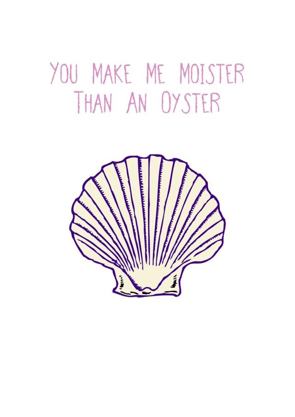 rhyme oyster Valentines Day Card 47146 created by Beauty Queen Cards