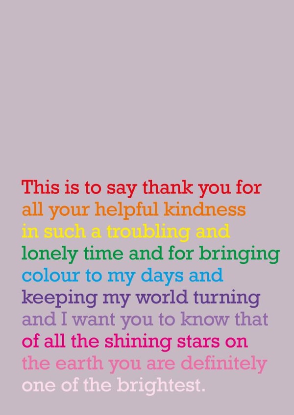 nhs thank you cards Thank You Card 21386 created by The Right Lines