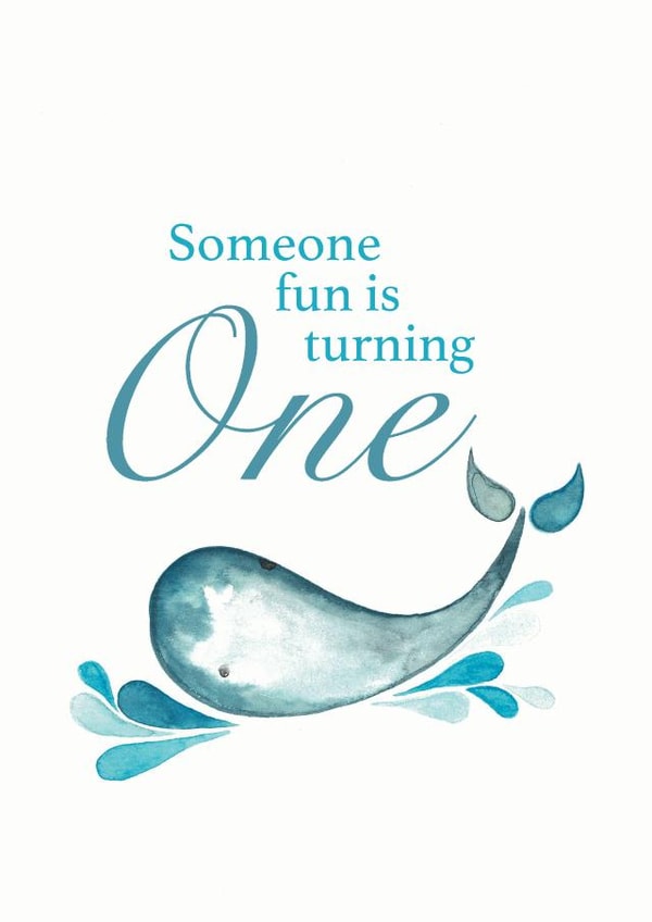 whale somone Birthday Card 19063 created by Taryn Grant