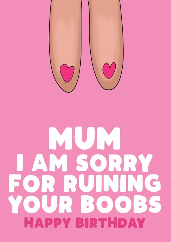 mum birthday Mothers Day Card 30695 created by Filthy Sentiments