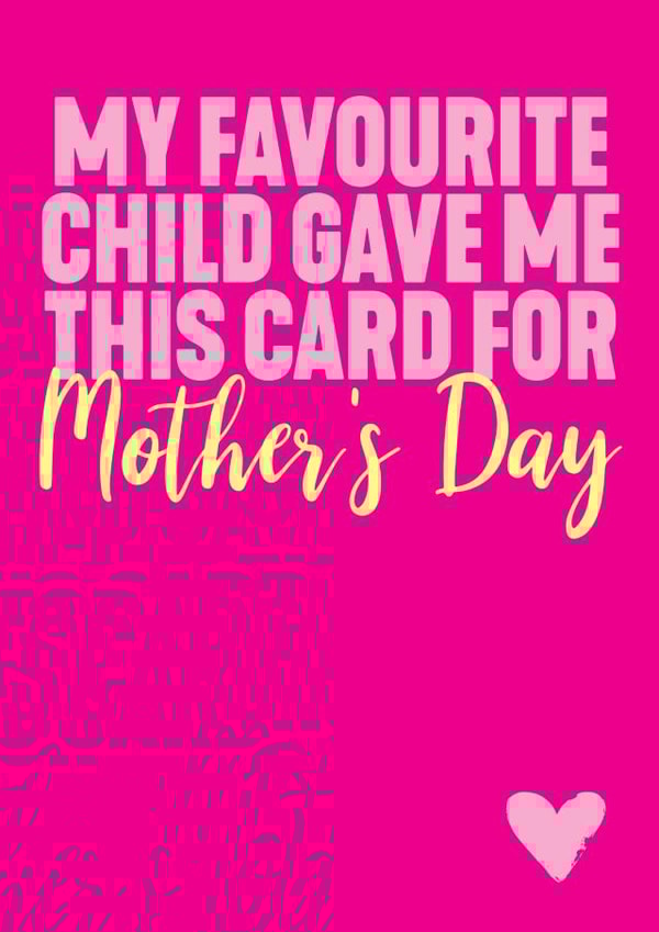 my Favourite Mothers Day Card 8244 created by Filthy Sentiments