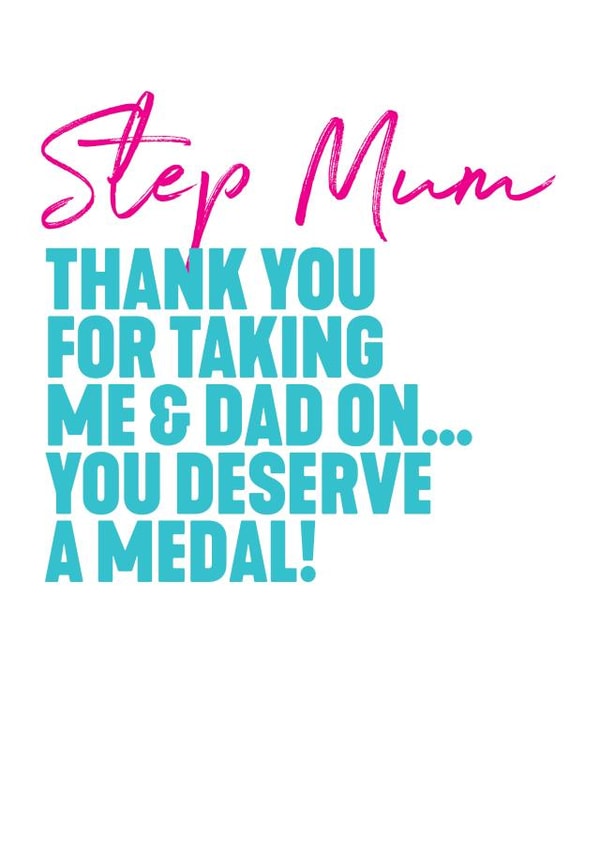 Step mum Mothers Day Card 8246 created by Filthy Sentiments