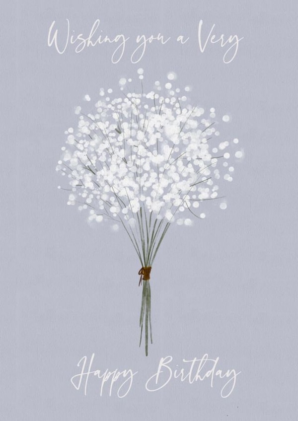 flower bunch Birthday Card 21283 created by Lili's Papers Co.