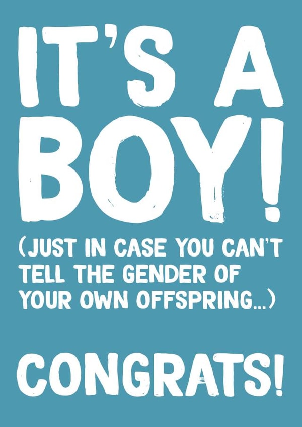 baby boy new arrival New Baby Card 12207 created by Pierre Cochon Ltd