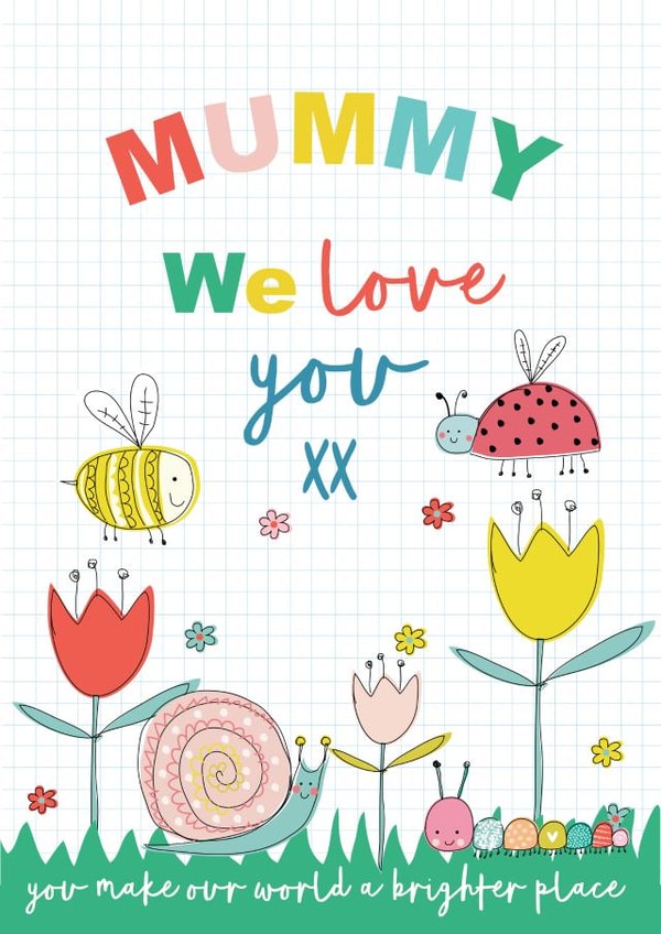 mummy from the kids Mothers Day Card 12734 created by TillieMint