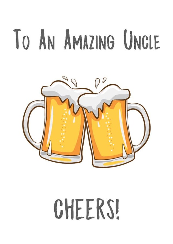 uncle amazing Birthday Card 12451 created by @MisterDave