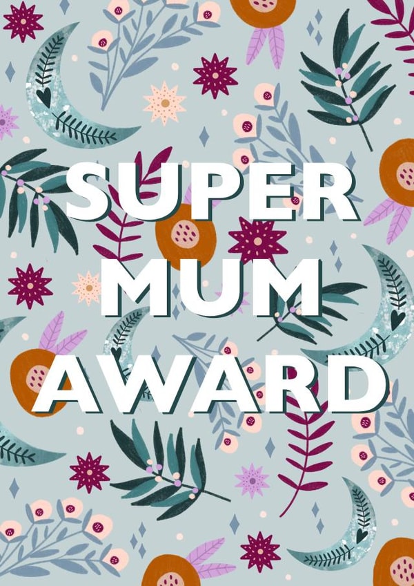 floral flowers Mothers Day Card 47177 created by Printed Picnic