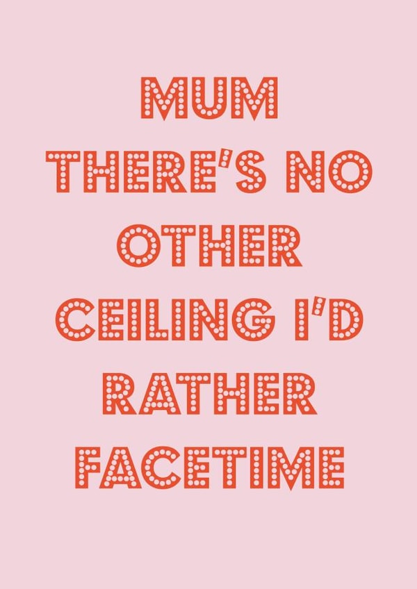 Mum Ceiling Mothers Day Card 41532 created by Nicola Jo