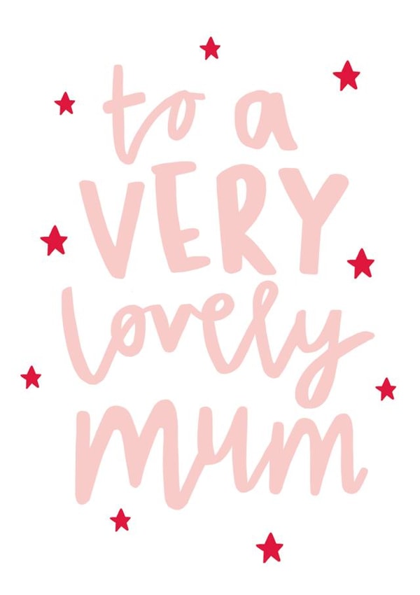 stars lovely Mothers Day Card 11151 created by Sadler Jones