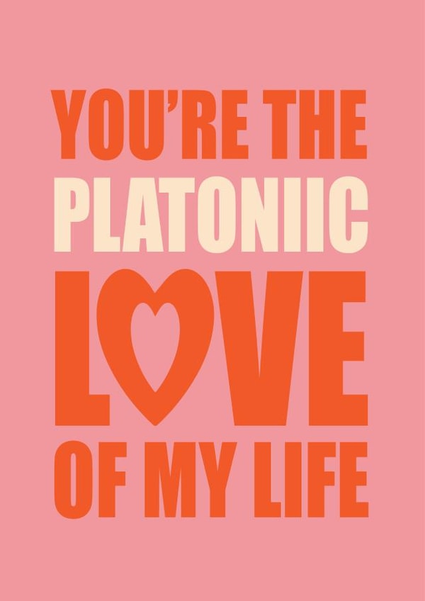 platonic love Valentines Day Card 21489 created by Penny and Me