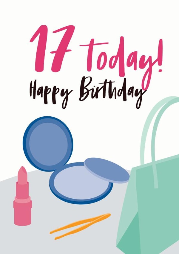 Female Teen Birthday Card 19221 created by Jackie Ponwaye