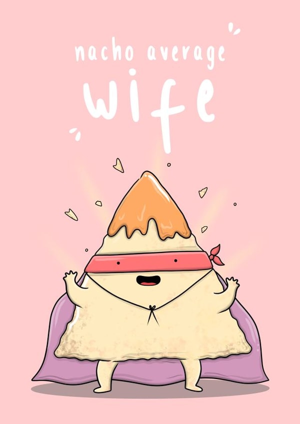 nacho nacho average Anniversary Card 17826 created by The Tipsy Turtle