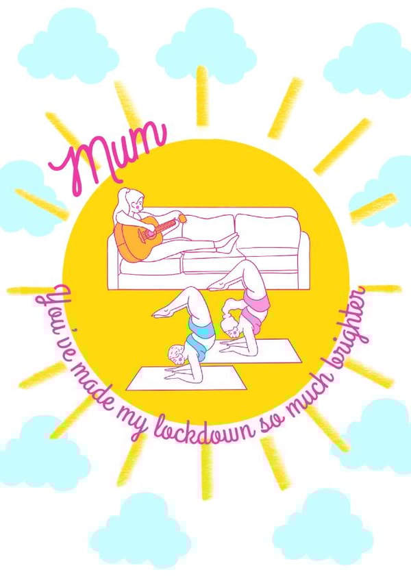 Mother’s Day Mother’s Day card Card 33555 created by Peculiar Print Shop by Hannaeyetattoo 