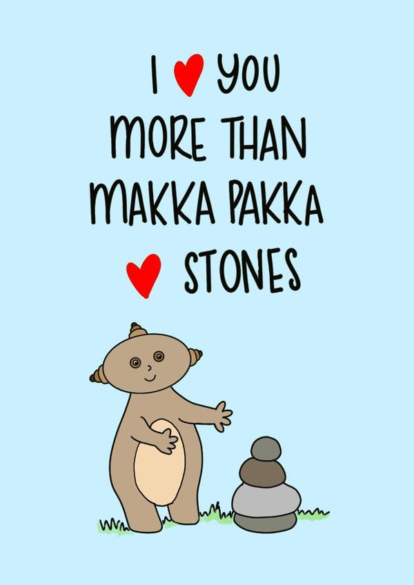 in the night garden Film/TV/Netflix Valentines Day Card 41927 created by Naughty Pickle