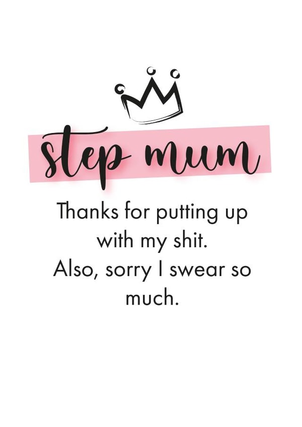 Crown step Mothers Day Card 19360 created by Daisy Jo Design