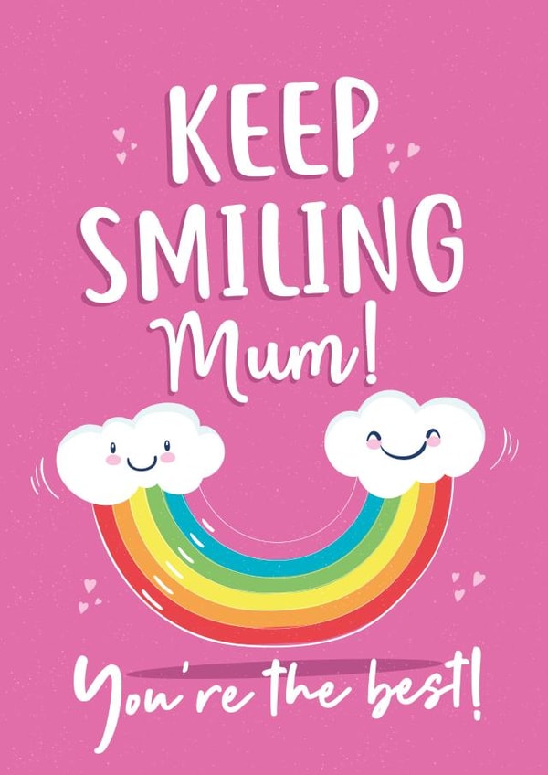 Mum Rainbow Mothers Day Card 11222 created by @linesbehind
