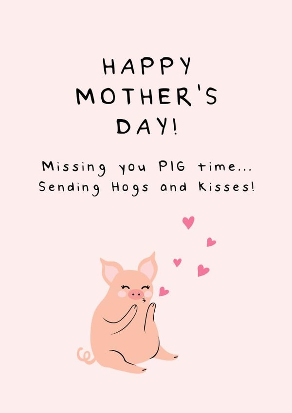 missing you miss you Mothers Day Card 19533 created by Fifi Designs