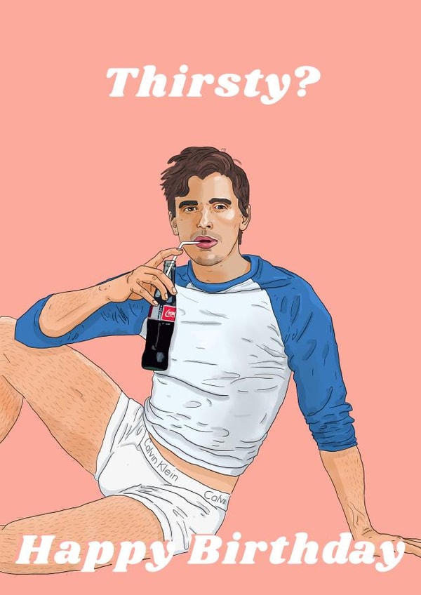 queer eye antoni queer eye Birthday Card 18670 created by The Queer Store