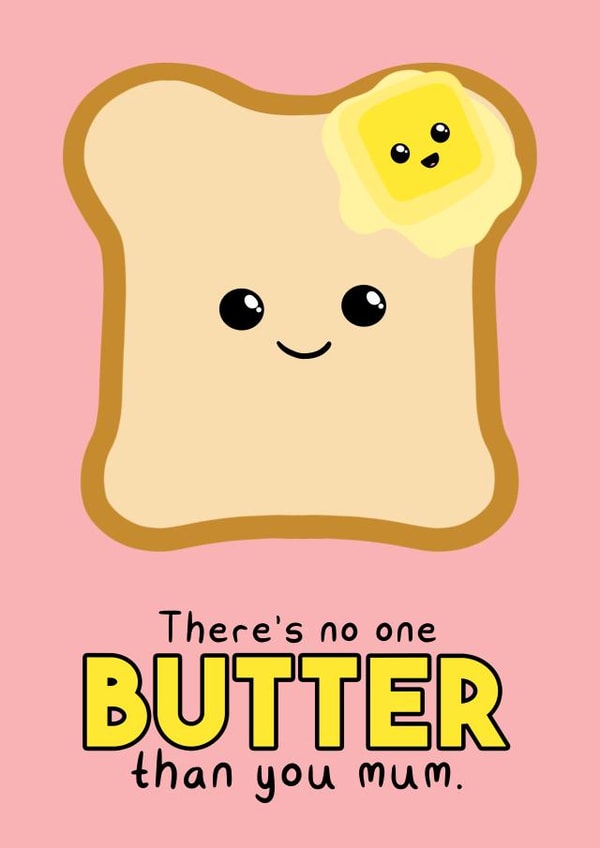 butter toast Mothers Day Card 36010 created by Tori's Little Bubble