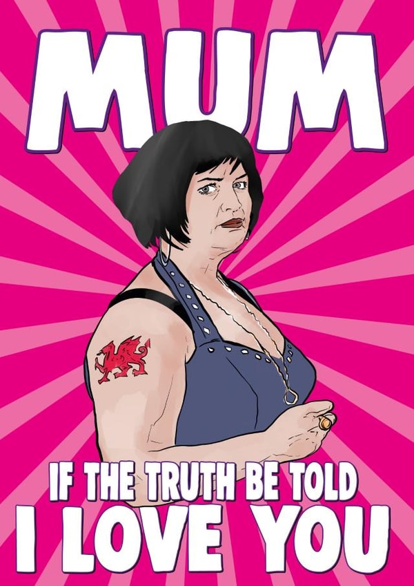 nessa gavin and stacey Mothers Day Card 32572 created by Cheeky Chops Cards