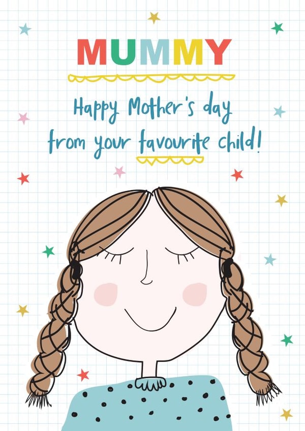 stars child Mothers Day Card 12737 created by TillieMint