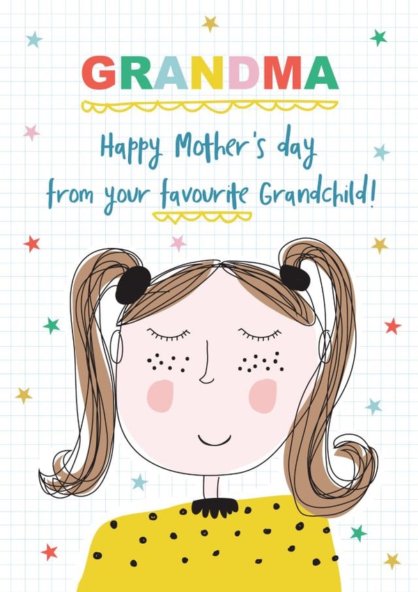 stars grandma Mothers Day Card 35826 created by TillieMint
