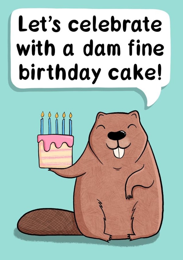 Dam Fine Birthday Cake created by Katherine Lynas