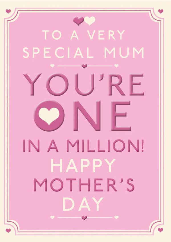 special mum Mothers Day Card 18258 created by Hotchpotch 