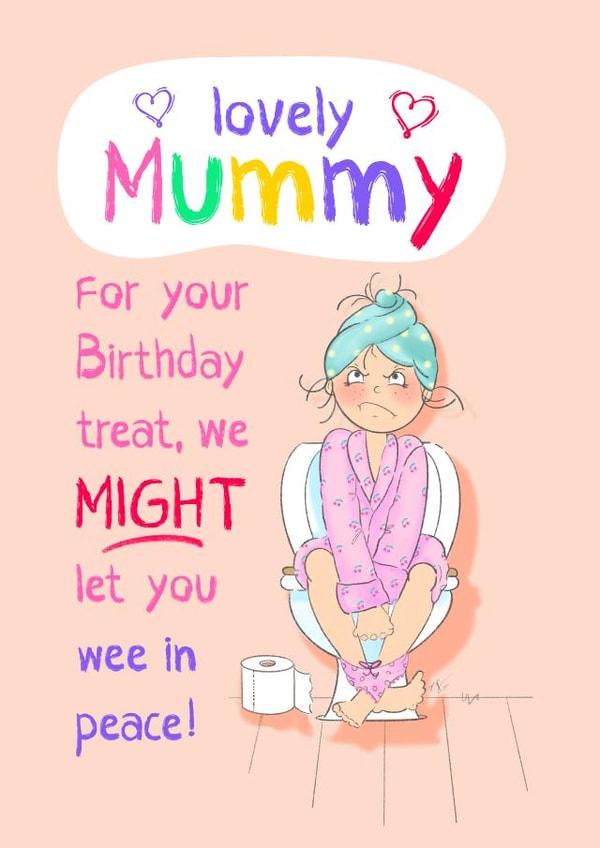 Mummy life funny Birthday card created by Little Cat Creates