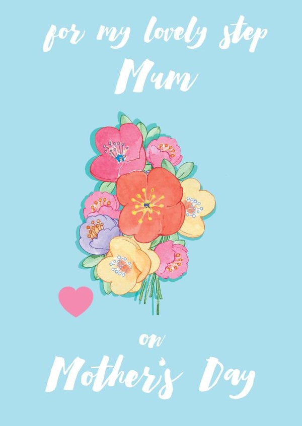 lovely stepmum Mothers Day Card 2419 created by Siobhan at april rose