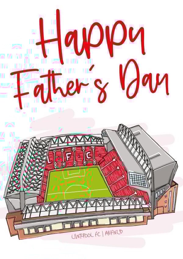 football card liverpool Father's Day Card 21243 created by Moo & Snip