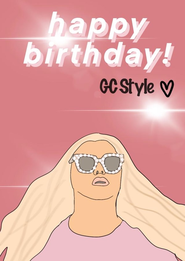 gemma collins gc Birthday Card 36515 created by LMDesigns 