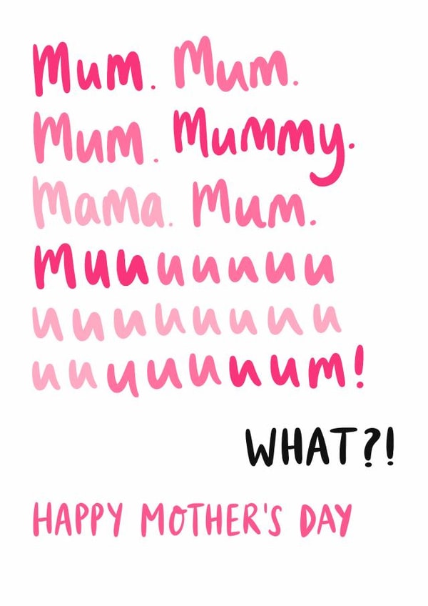 Stewie Griffin Nagging Mother's Day Card created by Oops a doodle